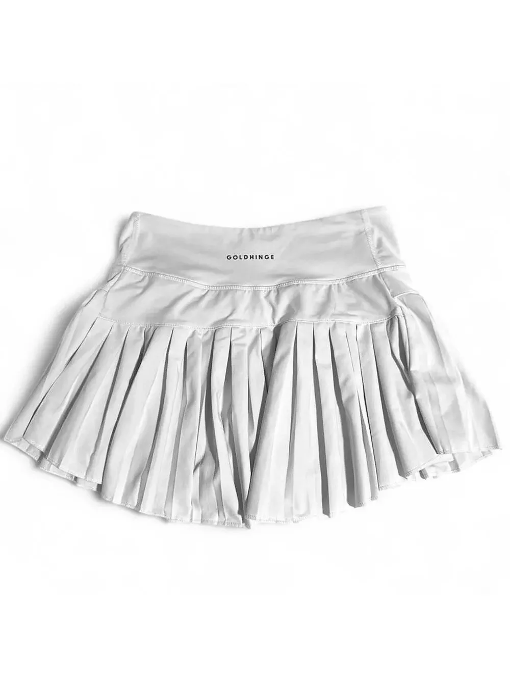 GOLDSIGN Women's White and Blue Skirt